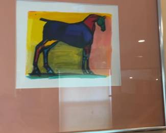 Abstract Horse Painting