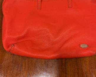 Fendi Selleria Orange Tote Bag