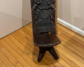 Antique West African Birthing Chair