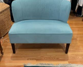 Aqua Loveseat
