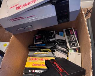 Vintage NES comes with a bunch of games,controllers and even a 27” Sony TV !