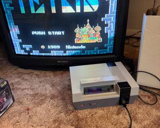 Vintage NES comes with all the games,controllers and a great 27” Sony Trinitron flat screen for the best on vintage video game playing. 