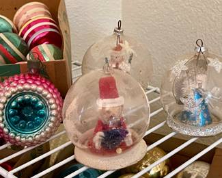 VINTAGE CHRISTMAS ORNAMENTS-SOME SHINY BRITE, SOME MERCURY