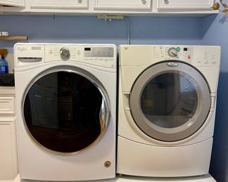 WHIRLPOOL FRONT LOAD WASHING MACHINE AND WHIRLPOOL DRYER
