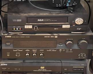 SONY, YAMAHA AND RCA ELECTRONICS