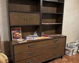 Mid Century Credenza w/ Hutch Top