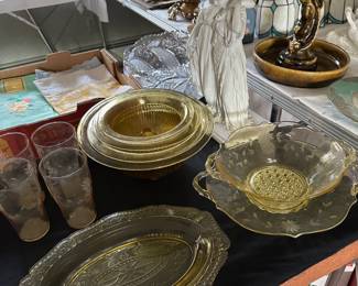 Yellow Depression Glass