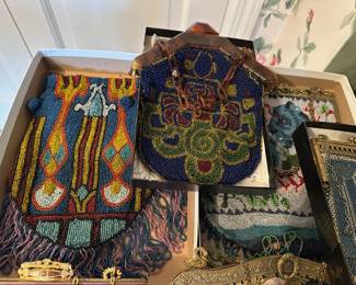 Antique Beaded Handbags