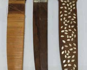 3 Philippine Barong Swords with scabbards