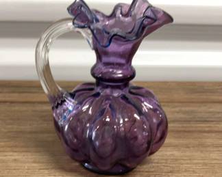 Fenton Art Glass 1942 Mulberry Melon