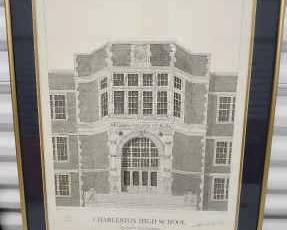 William D Goebel Charleston High School SignedNumbered Framed Print