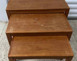 3 Bent Silberg Nesting Tables