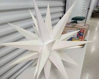 Plastic Moravian Star Lamp