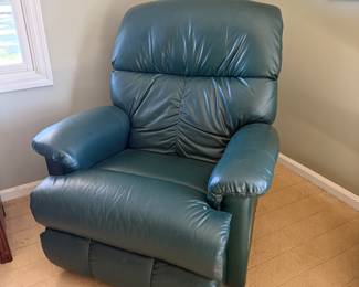 Leather recliner 