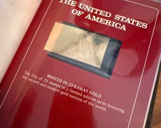 The Gold Nations of the World Gold Stamp Issue collection 