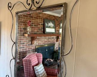 Machined steel mirror 