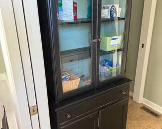 Primitive painted cabinet 