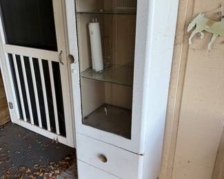 Metal apothecary cabinet 