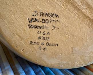 Robinson Ransbottom Pitcher & Basin