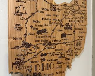 Ohio cutting board