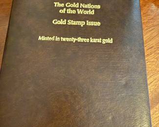 The Gold Nations of the World Gold Stamp Issue collection 