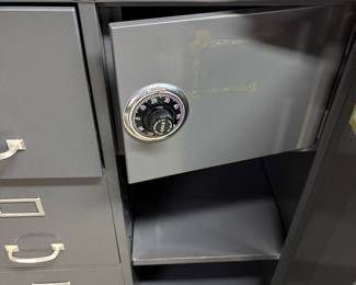 filing cabinet with safe