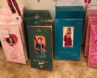 More collector Barbies