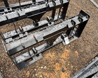 Skid Steer Pallet Fork Hay Spear Frame