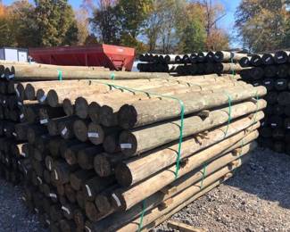 36 4 x 8 TREATED FENCE POSTS