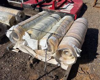 4 Rolls of White Rubber