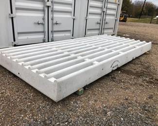 16 CONCRETE CATTLE GUARD