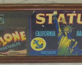 Framed Advertising - Old!