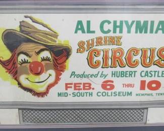Mid-South Coliseum - Memphis, TN - AL CHYMIA Shrine Circus Poster