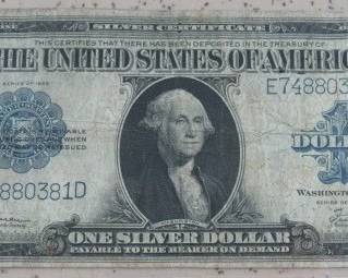 1923 Large $1.00 Silver Certificate
