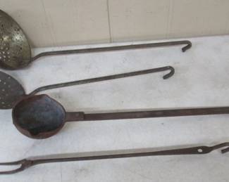 Large Antique Utensils 