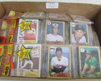 NOS 1987 Topps Baseball Cards - Box Full