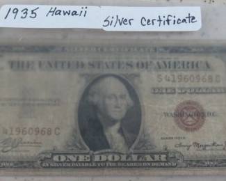 1935 Hawaii $1.00 Silver Certificate