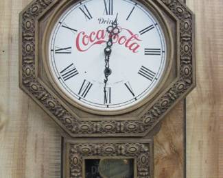 1980's Coke Wall Clock