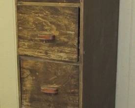Wood File Cabinet