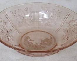 Pink Depression Glass Bowl