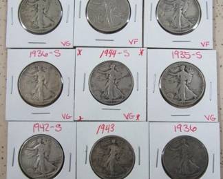 Walking Liberty Half Dollars