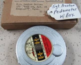 Sgt. Preston Pedometer