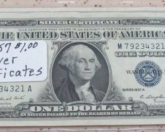 1957 $1.00 Silver Certificates