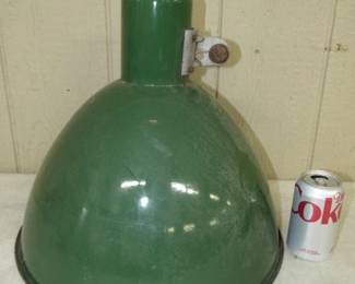 Porcelain Gas Station Light