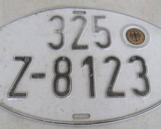 German License Plate
