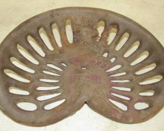 Cast Iron Implement Seat
