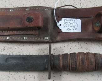 Vintage Pilots Survival Knife 