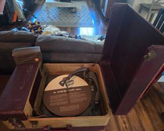 The Webcor Holiday Record Player