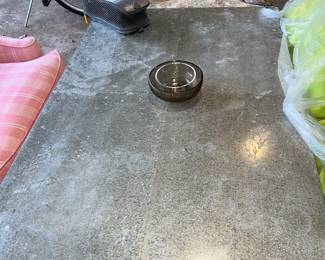 Metal Topped Table