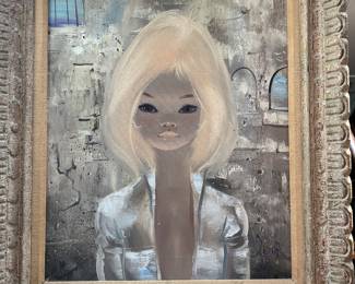 Big Eyed Girl, Igor Pantuhoff, painting